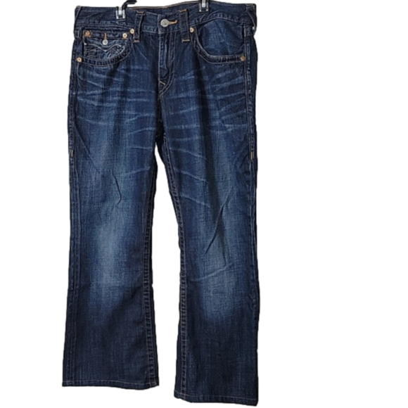 TRUE RELIGION BILLY BOOTCUT jeans 34x28, dark wash - Picture 1 of 5